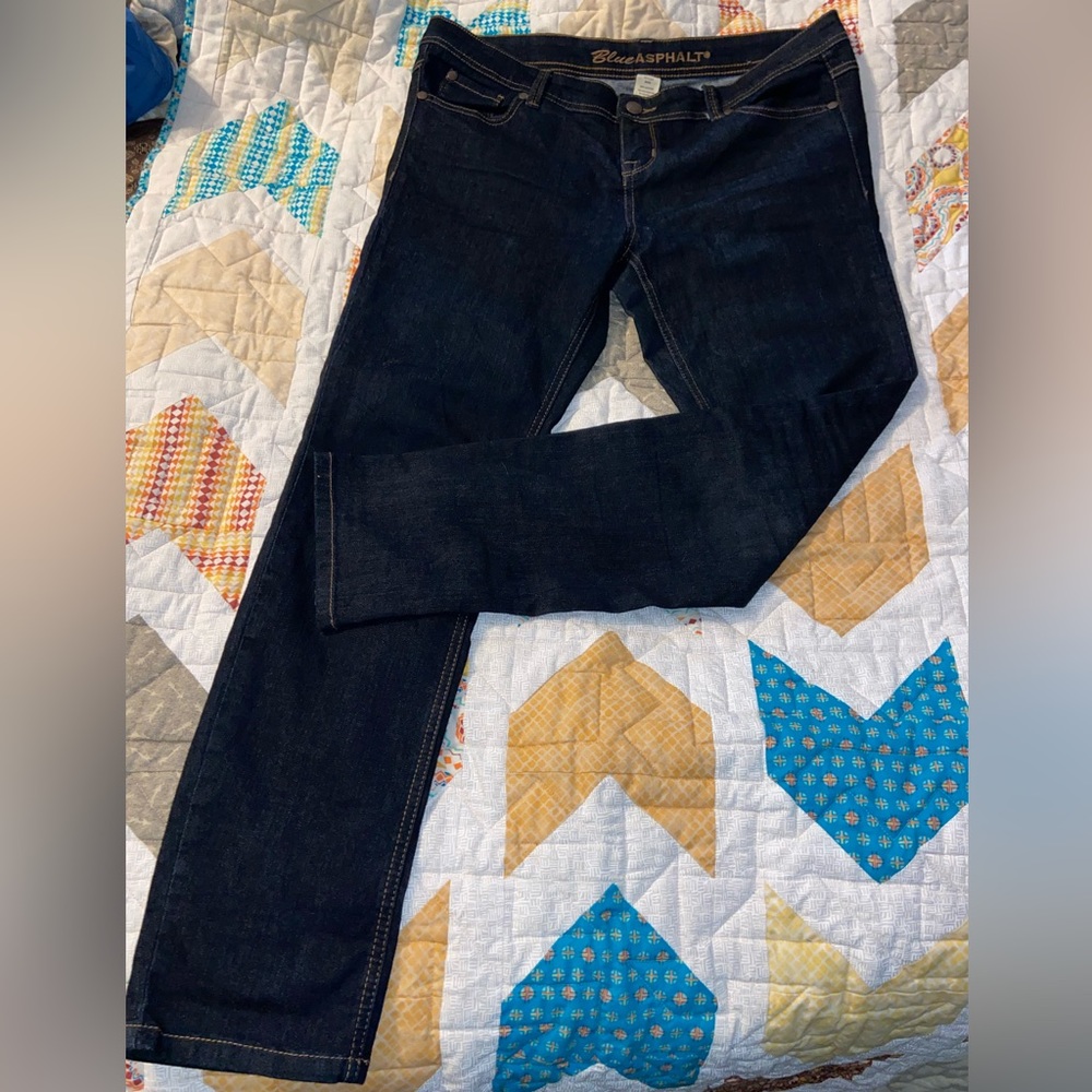 Blue Asphalt Jeans, EUC, juniors size 13.